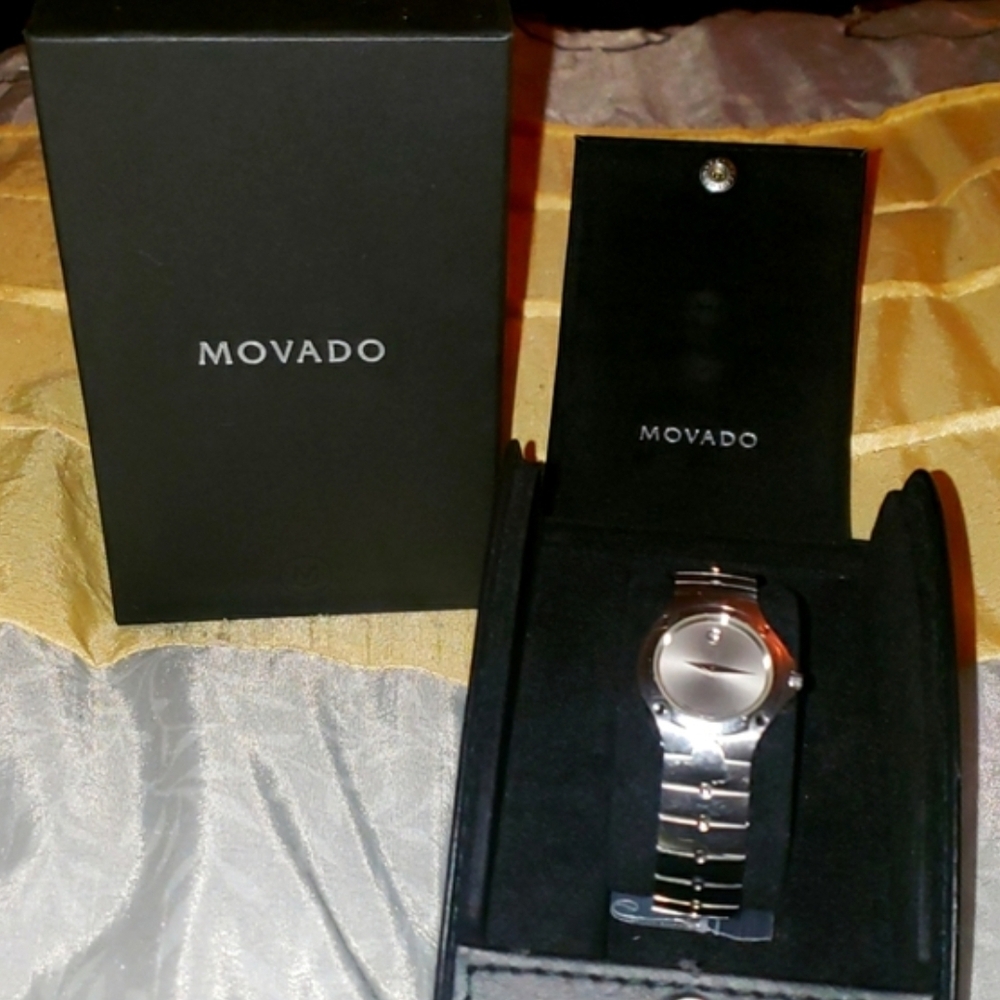 Movado Silver Men's Watch